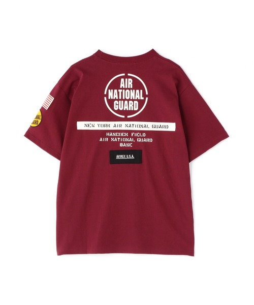 AVIREX(アヴィレックス)の「AIR NATIONAL GUARD PATCH T-SHIRT / エアナショナルガード Tシャツ / AVIREX / アヴィレックス(Tシャツ/カットソー・メンズ・ブラック/その他/ホワイト/オリーブ系・M/L/XL/2XL)」の12枚目の写真