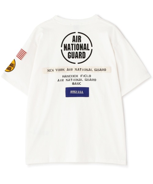 AVIREX(アヴィレックス)の「AIR NATIONAL GUARD PATCH T-SHIRT / エアナショナルガード Tシャツ / AVIREX / アヴィレックス(Tシャツ/カットソー・メンズ・ブラック/その他/ホワイト/オリーブ系・M/L/XL/2XL)」の14枚目の写真