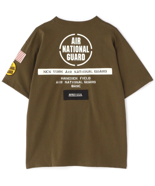 AVIREX(アヴィレックス)の「AIR NATIONAL GUARD PATCH T-SHIRT / エアナショナルガード Tシャツ / AVIREX / アヴィレックス(Tシャツ/カットソー・メンズ・ブラック/その他/ホワイト/オリーブ系・M/L/XL/2XL)」の15枚目の写真