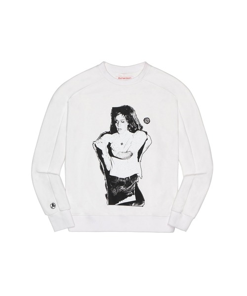 RICHARDSON（リチャードソン）の「【Richardson/リチャードソン】 Chloe Sevigny Panel Crewneck クロエ・セヴィニー パネルクルーネックスウェット（Tシャツ/カットソー・メンズ・ブラック/ホワイト・L/M/S/XL）」の3枚目の写真