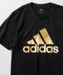【adidas/アディダス】M8-BITFOILGRFX メタリックプリント 半袖Tシャツ/クルーネックT