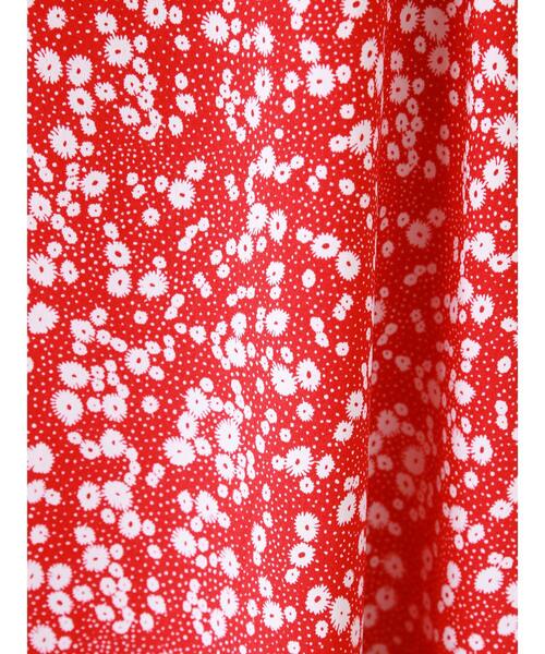 ehka sopo(エヘカソポ)の「小花柄フレアスカート(スカート・レディース・グリーン/レッド/ブラック・F)」の22枚目の写真