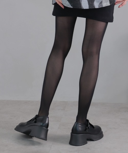 VIVIAN（ヴィヴィアン）の「厚底Tストラップシューズ　ZOZOTOWN+オフィシャルサイト限定商品（ドレスシューズ・レディース・アイボリー/ブラック・S/M/L/LL）」の17枚目の写真