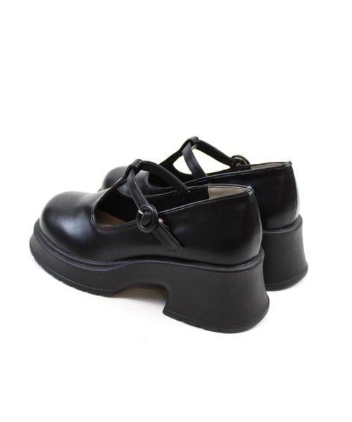 VIVIAN（ヴィヴィアン）の「厚底Tストラップシューズ　ZOZOTOWN+オフィシャルサイト限定商品（ドレスシューズ・レディース・アイボリー/ブラック・S/M/L/LL）」の15枚目の写真