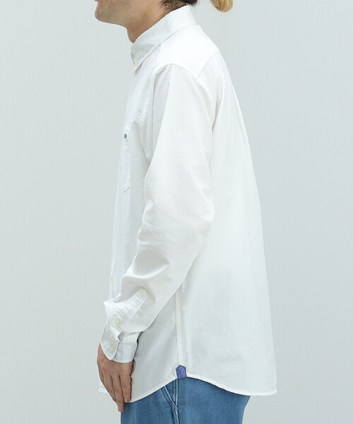 BEAMS HEART(ビームスハート)の「BEAMS HEART / BH刺繍 オックスフォード シャツ(シャツ/ブラウス・メンズ・ネイビー/ホワイト/カーキ・M/S/XL/L)」の10枚目の写真