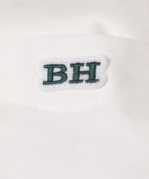 BEAMS HEART(ビームスハート)の「BEAMS HEART / BH刺繍 オックスフォード シャツ(シャツ/ブラウス・メンズ・ネイビー/ホワイト/カーキ・M/S/XL/L)」の15枚目の写真