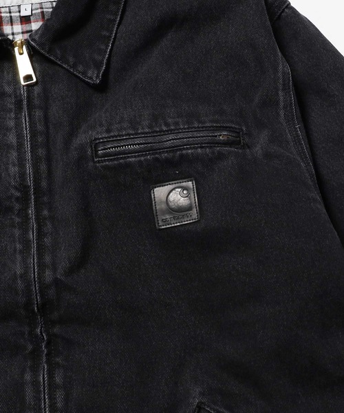 Carhartt WIP(カーハートダブリューアイピー)の「Carhartt WIP/カーハートダブリューアイピー RIDER JACKET BLUE STONE デニムジャケット(デニムジャケット・メンズ・ブラック/ブルー・M/L/S)」の22枚目の写真