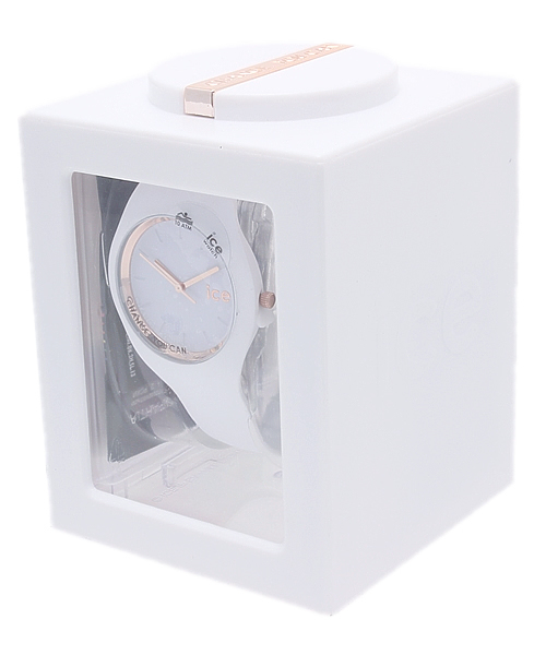 ICE WATCH（アイスウォッチ）の「【大人気アイテム】(ICE WATCH)リストウォッチ （アナログ腕時計・レディース・ホワイト×ゴールド・ONE SIZE）」の2枚目の写真