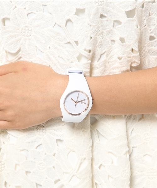 ICE WATCH（アイスウォッチ）の「【大人気アイテム】(ICE WATCH)リストウォッチ （アナログ腕時計・レディース・ホワイト×ゴールド・ONE SIZE）」の8枚目の写真