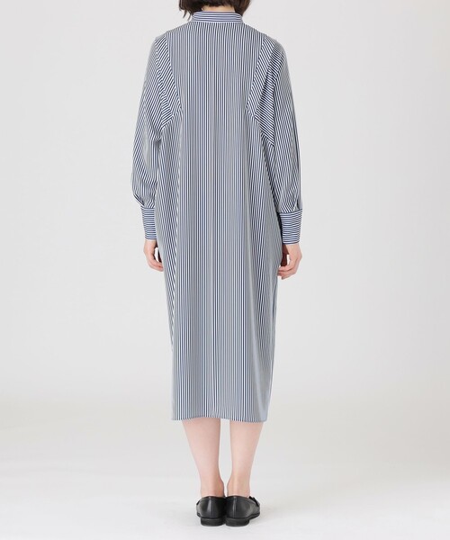 CAST:（キャストコロン）の「【NAVY】【1枚着でも羽織りでも】ストライプワンピース（ワンピース・レディース・ブルー系その他7・S/M）」の3枚目の写真