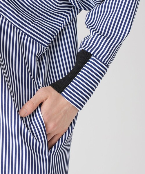 CAST:（キャストコロン）の「【NAVY】【1枚着でも羽織りでも】ストライプワンピース（ワンピース・レディース・ブルー系その他7・S/M）」の6枚目の写真