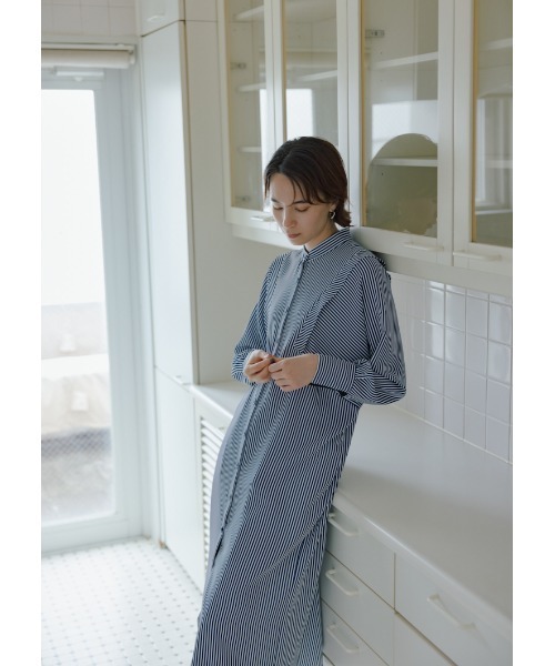 CAST:（キャストコロン）の「【NAVY】【1枚着でも羽織りでも】ストライプワンピース（ワンピース・レディース・ブルー系その他7・S/M）」の12枚目の写真
