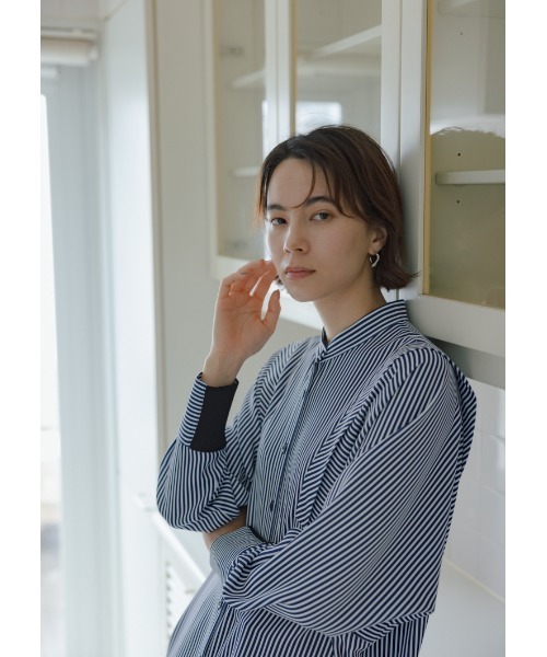 CAST:（キャストコロン）の「【NAVY】【1枚着でも羽織りでも】ストライプワンピース（ワンピース・レディース・ブルー系その他7・S/M）」の13枚目の写真