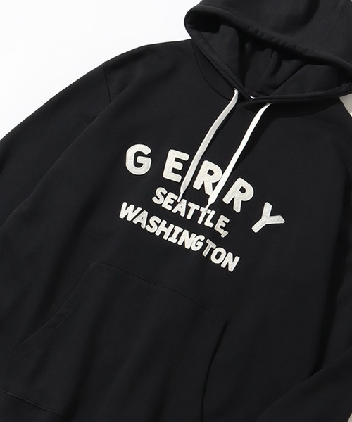 GERRY(ジェリー)の「【GERRY/ジェリー】フェルト刺繍 カレッジロゴ 裏毛フーデッドパーカー(パーカー・メンズ・ネイビー/ダークグレー/アイボリー/アッシュグレー・M/L/LL)」の10枚目の写真