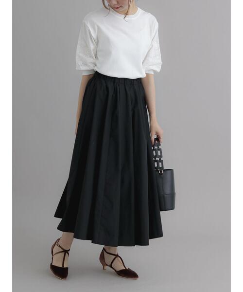 Te chichi（テチチ）の「ギャザーフレアスカート（スカート・レディース・ブラック/グレー/グリーン・F）」の20枚目の写真