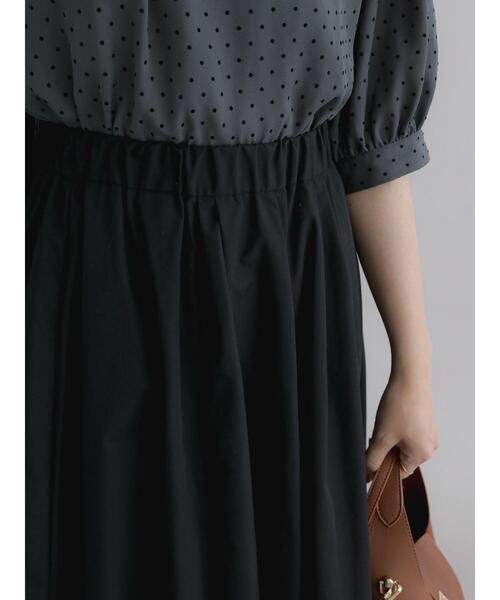 Te chichi（テチチ）の「ギャザーフレアスカート（スカート・レディース・ブラック/グレー/グリーン・F）」の14枚目の写真