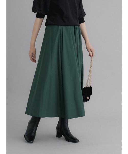 Te chichi（テチチ）の「ギャザーフレアスカート（スカート・レディース・ブラック/グレー/グリーン・F）」の3枚目の写真