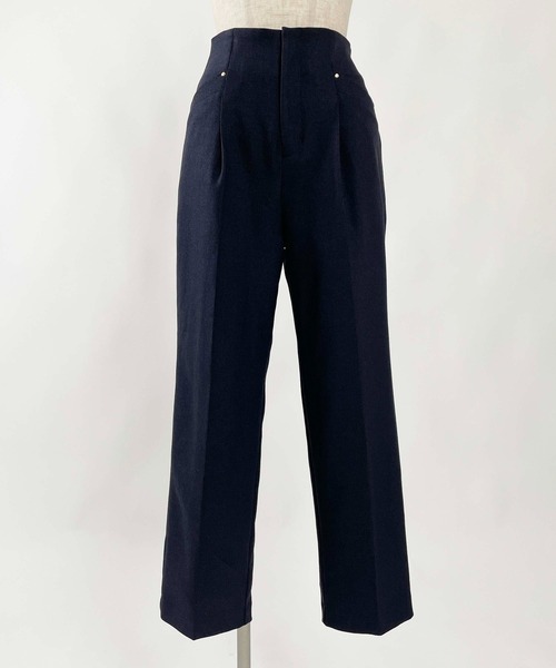 PICCIN(ピッチン)の「【セットアップ可能】ハイウエストセンタープレスパンツ(その他パンツ・レディース・アイボリー/ブラウン/ネイビー・M/S)」の20枚目の写真