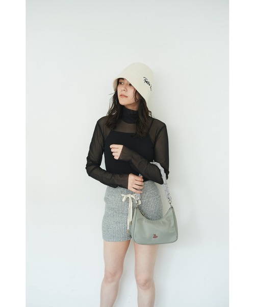 THEATRE PRODUCTS（シアタープロダクツ）の「ナイロンジップバッグ　“MAAS”（トートバッグ・レディース・ブラック/グレー/アイボリー・FREE）」の18枚目の写真