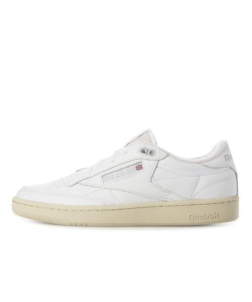 Reebok(リーボック)の「CLUB C 85 VINTAGE 100033001(スニーカー・メンズ・ホワイト・26.0cm/27.0cm/22.5cm/30.0cm/23.5cm/26.5cm/28.0cm/27.5cm/28.5cm/24.0cm/23.0cm/25.0cm/24.5cm/25.5cm/29.0cm)」の1枚目の写真