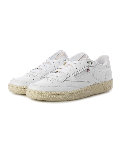 Reebok(リーボック)の「CLUB C 85 VINTAGE 100033001(スニーカー・メンズ・ホワイト・26.0cm/27.0cm/22.5cm/30.0cm/23.5cm/26.5cm/28.0cm/27.5cm/28.5cm/24.0cm/23.0cm/25.0cm/24.5cm/25.5cm/29.0cm)」の3枚目の写真