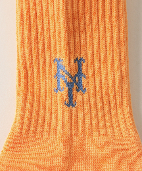 SLOBE IENA(スローブイエナ)の「SLOBE citron. MLB LOGO SOCKS-NYM(ソックス/靴下・レディース・オレンジ・FREE)」の5枚目の写真
