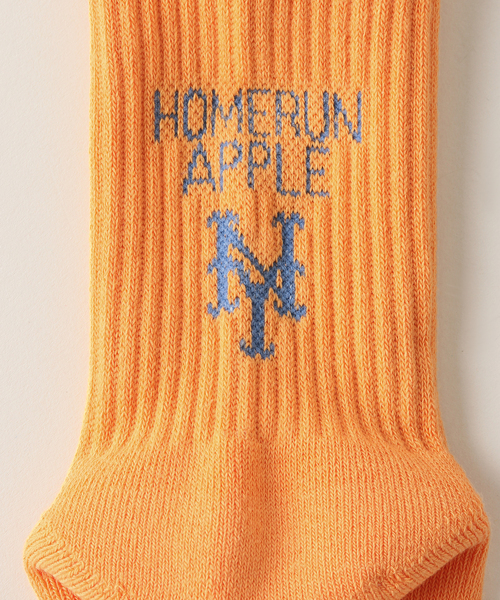 SLOBE IENA(スローブイエナ)の「SLOBE citron. MLB LOGO SOCKS-NYM(ソックス/靴下・レディース・オレンジ・FREE)」の6枚目の写真