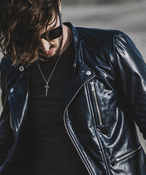 NO ID.（ノーアイディ）の「mj9474- ｶｳﾚｻﾞｰｾﾐﾀﾞﾌﾞﾙﾗｲﾀﾞｰｽJKT