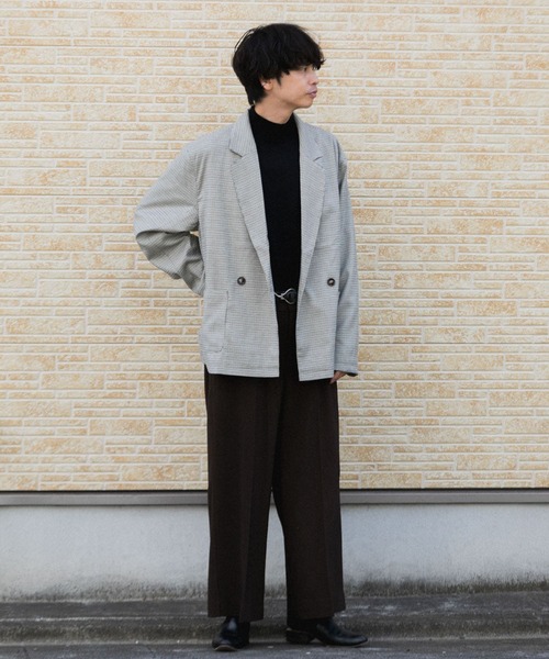 SENSE OF PLACE by URBAN RESEARCH(センスオブプレイスバイアーバンリサーチ)の「チェックダブルルーズジャケット(その他アウター・メンズ・その他1・MEDIUM/LARGE)」の5枚目の写真