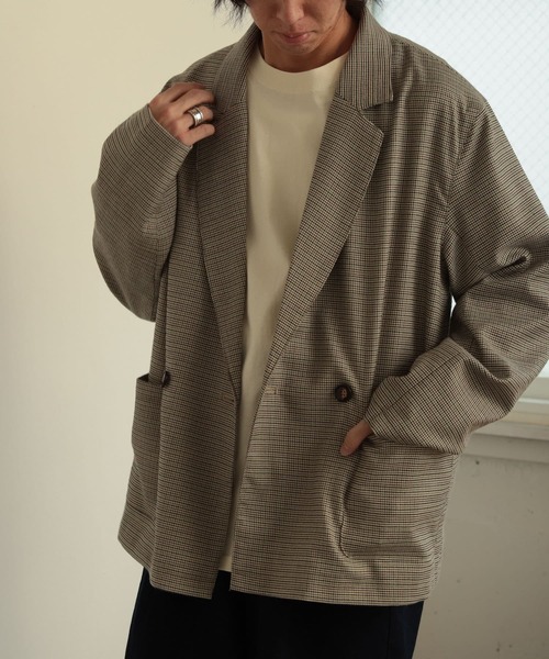 SENSE OF PLACE by URBAN RESEARCH(センスオブプレイスバイアーバンリサーチ)の「チェックダブルルーズジャケット(その他アウター・メンズ・その他1・MEDIUM/LARGE)」の8枚目の写真