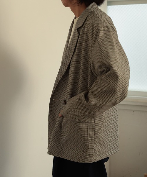 SENSE OF PLACE by URBAN RESEARCH(センスオブプレイスバイアーバンリサーチ)の「チェックダブルルーズジャケット(その他アウター・メンズ・その他1・MEDIUM/LARGE)」の10枚目の写真