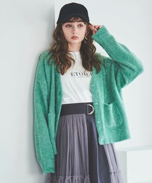 ギャザースリーブプリントＴシャツ