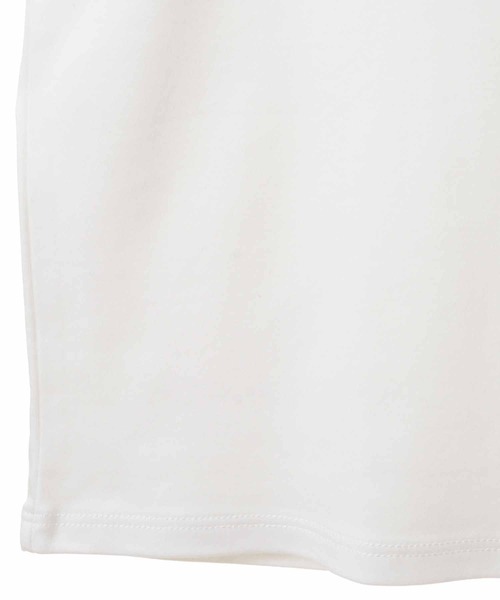 31 Sons de mode（トランテアン　ソン　ドゥ　モード）の「ギャザースリーブプリントＴシャツ（Tシャツ/カットソー・レディース・オフホワイト/チャコールグレー・36）」の6枚目の写真