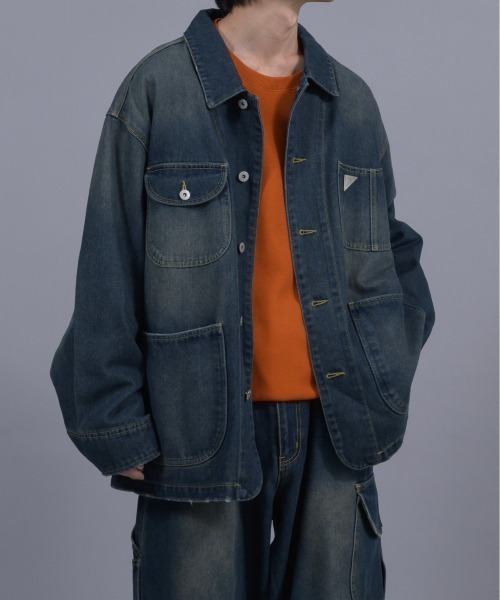 Hermes 90's リネン テーラードジャケット ヴィンテージ カバーオール Hermes 90's リネン テーラードジャケット ヴィンテージ