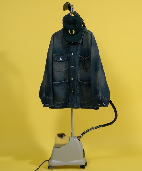 クリスチャンディオールスポーツ　ヴィンテージライク　エンブレムデニムジャケット WETTEMPT（ウィテンプト）の「【DICKIES別注】VINTAGE LIKE DENIM