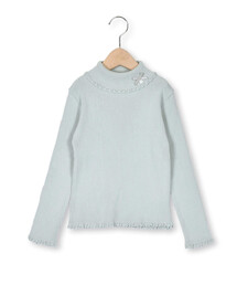 Tartine et Chocolat | 【日本製】ソフトコットンタートルネックセーター(80~140cm)(ニット/セーター)