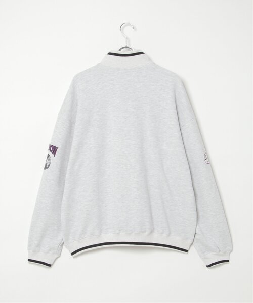 VISION STREET WEAR(ヴィジョンストリートウェア)の「VISION STREET WEAR ビジョンストリートウェア リブラインハーフジップ(スウェット・メンズ・ライトグレー/ブラック・M/L)」の17枚目の写真