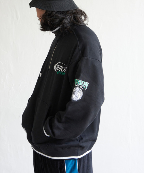 VISION STREET WEAR ビジョンストリートウェア リブラインハーフジップ 楽天市場】VISION STREET WEAR ビジョンストリートウェア