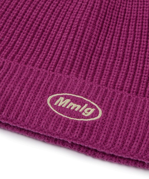87mm（87mm）の「【UNISEX】Mmlg／CLUBニットCAP 2977160（ニットキャップ/ビーニー・レディース・ネイビー/ブラック/ピンク/アイボリー/ブラウン・FREE）」の21枚目の写真