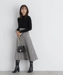 PROPORTION BODY DRESSING | ツイードフレアースカート / 1213220019(スカート)