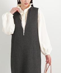 N.(N. Natural Beauty Basic) | ◆ギャザーフリルネックボリュームブラウス(シャツ/ブラウス)