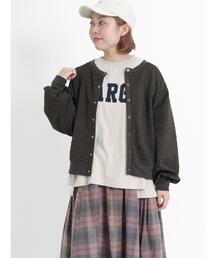 Samansa Mos2 | 前後着カットジャカードカーディガン(カーディガン/ボレロ)