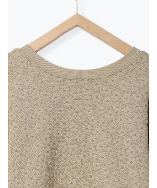 Samansa Mos2（サマンサ モスモス）の「前後着カットジャカードカーディガン（カーディガン/ボレロ・レディース・チャコールグレー/ベージュ/ミント・F）」の20枚目の写真