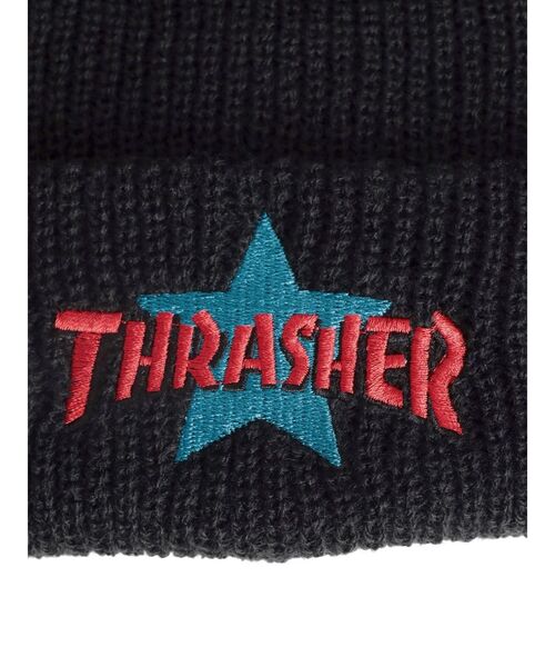 THRASHER（スラッシャー）の「【別注】THRASHER ニットワッチ（ニットキャップ/ビーニー・レディース・ブラック/ブルー・FREE）」の20枚目の写真