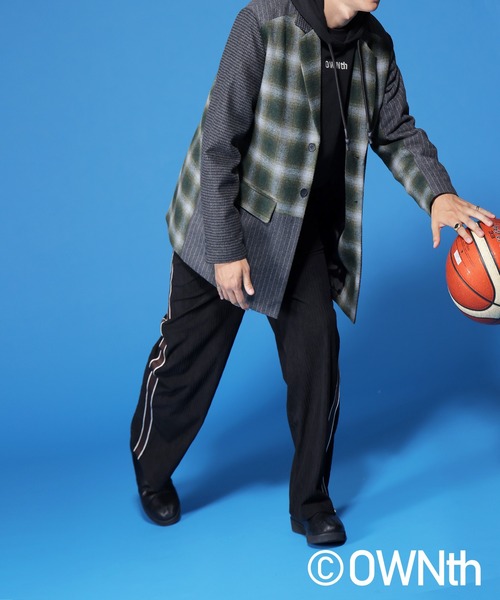 OWNth(オンス)の「サイドテープラインコーデュロイトラックパンツ(その他パンツ・レディース・ブラック・M/L)」の13枚目の写真