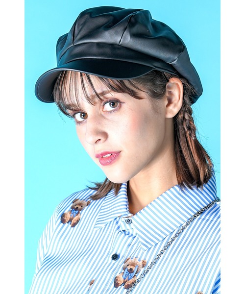 ankoROCK(アンコロック)の「an meets zakka レザーキャスケット(キャスケット・レディース・A・ONE SIZE)」の12枚目の写真