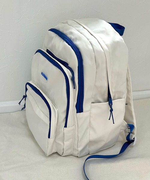 Cham.(チャム)の「カジュアルキャンパスリュック(バックパック/リュック・レディース・ホワイト/ブラック・F)」の11枚目の写真