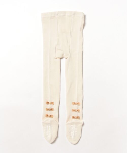 petit main（プティマイン）の「プチリボンタイツ（ソックス/靴下・キッズ・ライトグレー/エンジ/チャコール/アイボリー・120cm/110cm/100cm/130cm/90cm）」の12枚目の写真