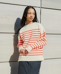 Oldderby Knitwear◆ニット・セーター(厚手)/L/ウール/BRW/無地 seyto（セイト）の「Hand made oversized chanky knit