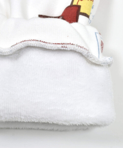 WASK（ワスク）の「メニュー柄エステル裏起毛パンツ(100～160cm)（スウェットパンツ・キッズ・ブルー系その他2/ホワイト系その他・120cm/110cm/140cm/160cm/150cm/130cm/100cm）」の9枚目の写真